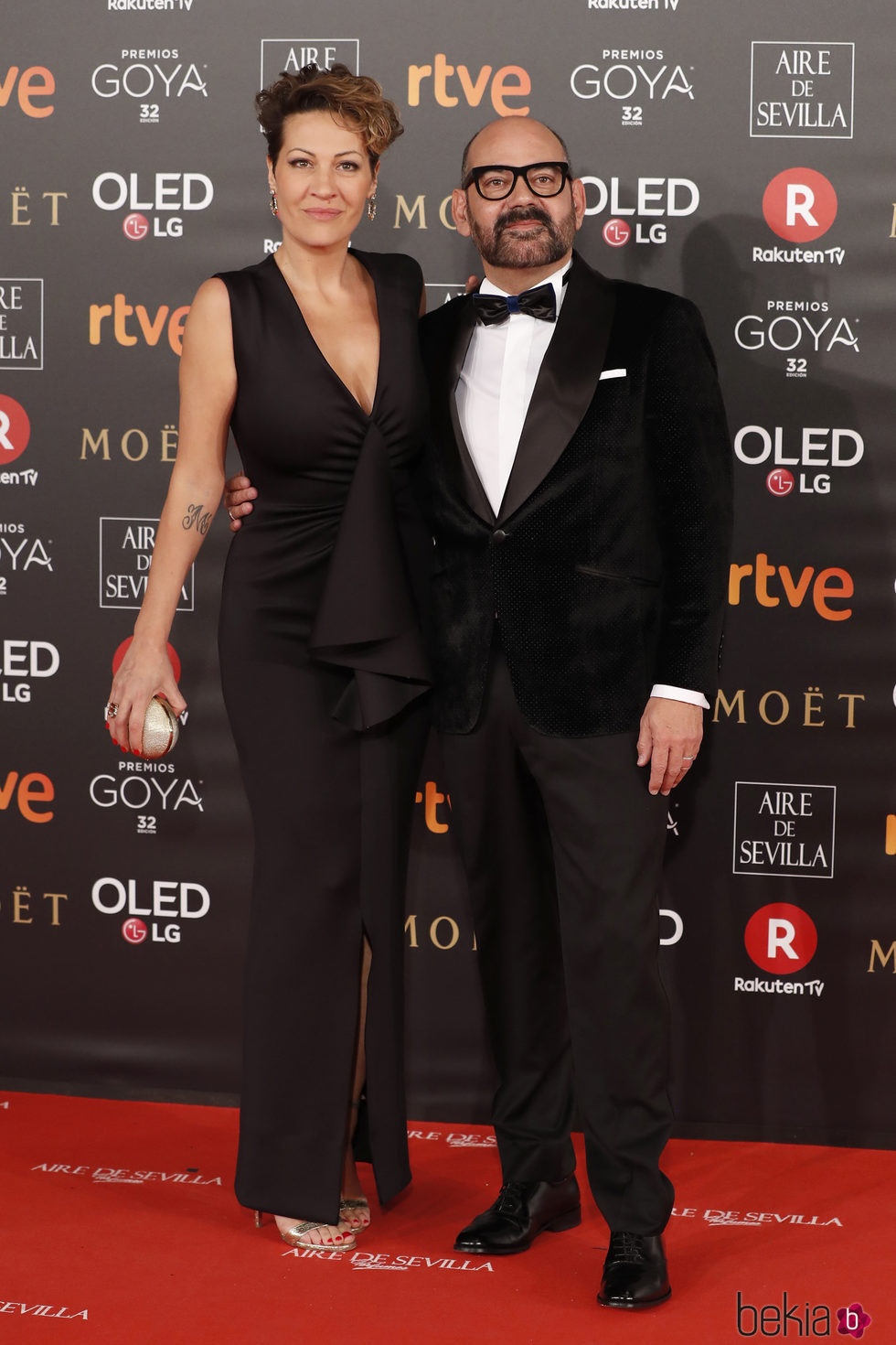 José Corbacho en la alfombra roja de los Premios Goya 2018