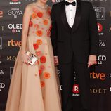 Albert Rivera y Beatríz Tajuelo en la alfombra roja de los Premios Goya 2018