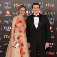 Albert Rivera y Beatríz Tajuelo en la alfombra roja de los Premios Goya 2018