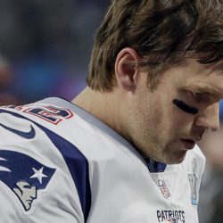 Tom Brady desolado tras su derrota en la Super Bowl 2018