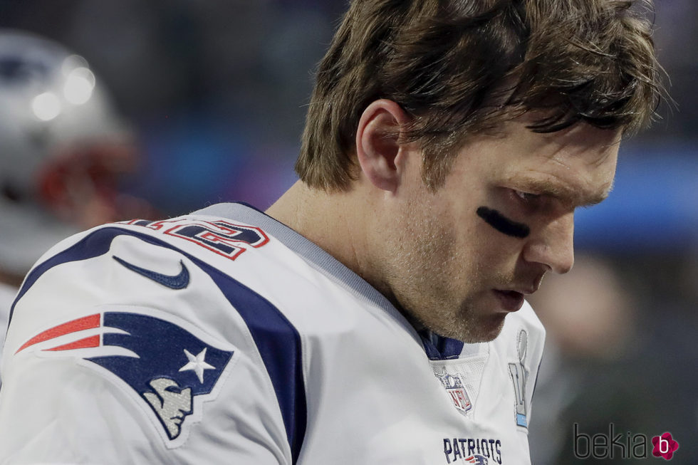 Tom Brady desolado tras su derrota en la Super Bowl 2018