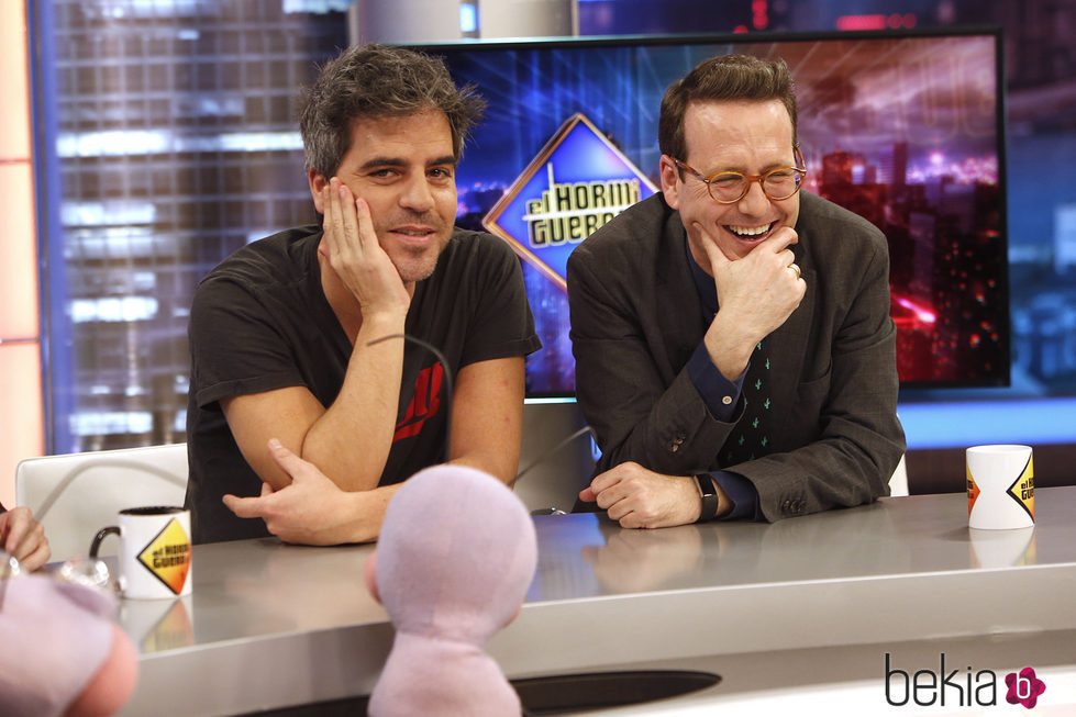 Ernesto Sevilla y Joaquín Reyes se divierten en 'El Hormiguero'