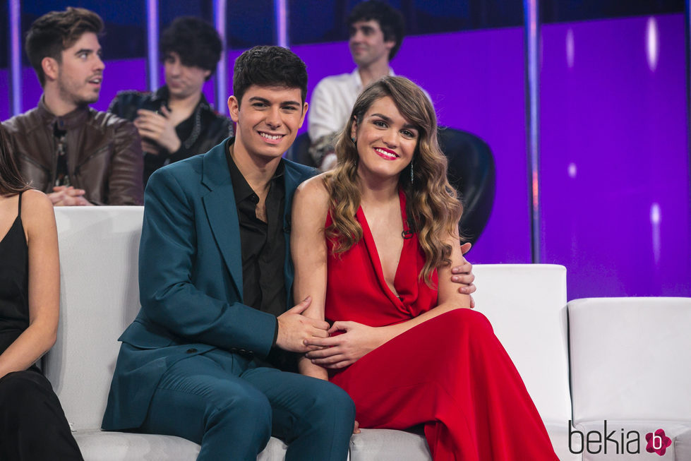 Alfred y Amaia durante la gala final de 'OT 2017'