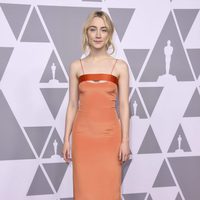 Saoirse Ronan en el almuerzo de los nominados de los Premios Oscar 2018