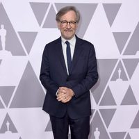 Steven Spielberg en el almuerzo de los nominados de los Premios Oscar 2018