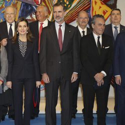 Los Reyes Felipe y Letizia y José Coronado en la Entrega de las Medallas de Oro al Mérito en las Bellas Artes 2016