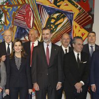 Los Reyes Felipe y Letizia y José Coronado en la Entrega de las Medallas de Oro al Mérito en las Bellas Artes 2016