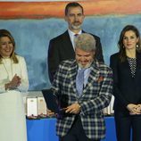 Los Reyes Felipe y Letizia y Lorenzo Caprile en la Entrega de las Medallas de Oro al Mérito en las Bellas Artes 2016