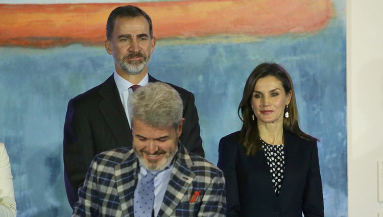 Los Reyes Felipe y Letizia y Lorenzo Caprile en la Entrega de las Medallas de Oro al Mérito en las Bellas Artes 2016