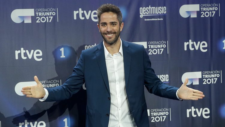 Roberto Leal en la rueda de prensa del final de 'OT 2017'