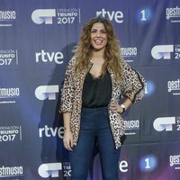 Miriam en la rueda de prensa del final de 'OT 2017'