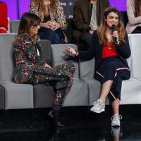 Amaia hablando durante la rueda de prensa del final de 'OT 2017'