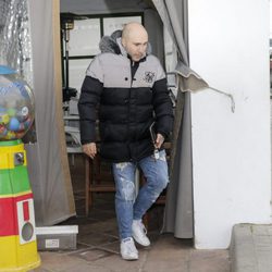 Kiko Rivera saliendo del restaurante en el que celebró su 34 cumpleaños