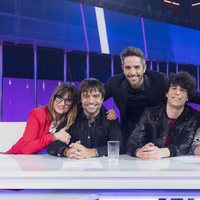 Profesores y presentador de 'OT 2017' en la fiesta final