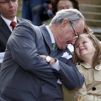 Enrique de Dinamarca, muy cariñoso con su nieta Isabel de Dinamarca