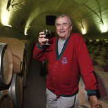 Enrique de Dinamarca en sus bodegas de Francia