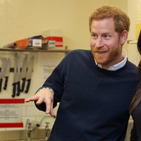 El Príncipe Harry y Meghan Markle, muy sonrientes en Edimburgo