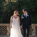 Amy Schumer en su boda con Chris Fischer