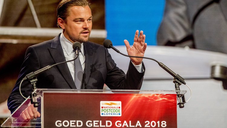 Leonardo DiCaprio en la Goed Geld Gala 2018