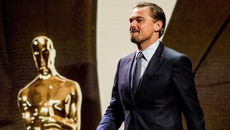 Leonardo DiCaprio sube al escenario en la Goed Geld Gala 2018