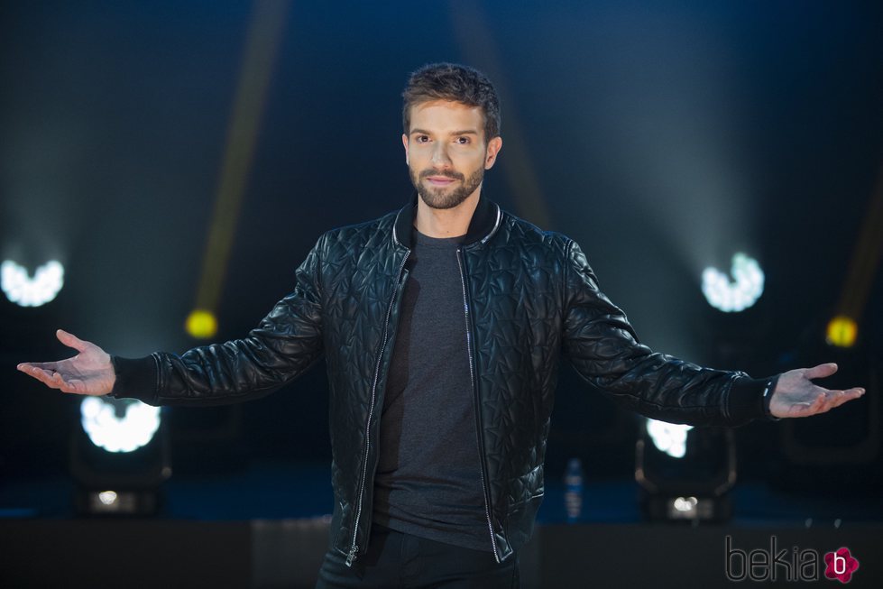 Pablo Alborán en la presentación de su 'Tour Prometo'