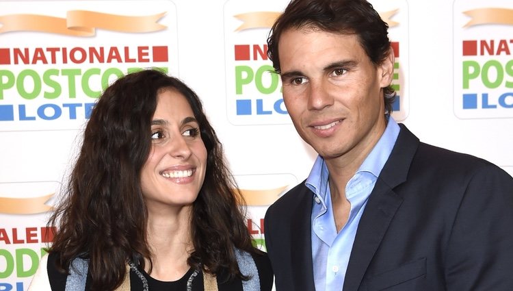 Xisca Perelló mira a Rafa Nadal en la Goed Geld Gala 2018