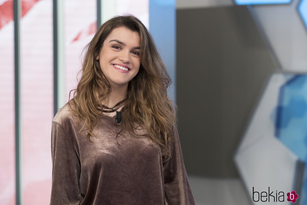 Amaia, sonriente en 'La mañana de la 1'