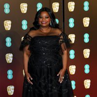 Octavia Spencer en la alfombra roja de los Premios BAFTA 2018