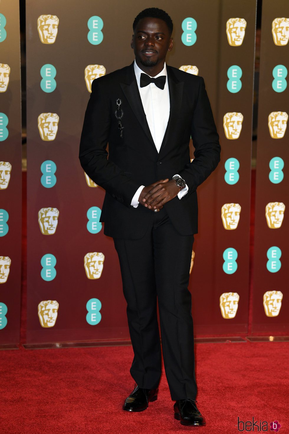 Daniel Kaluuya en la alfombra roja de los Premios BAFTA 2018