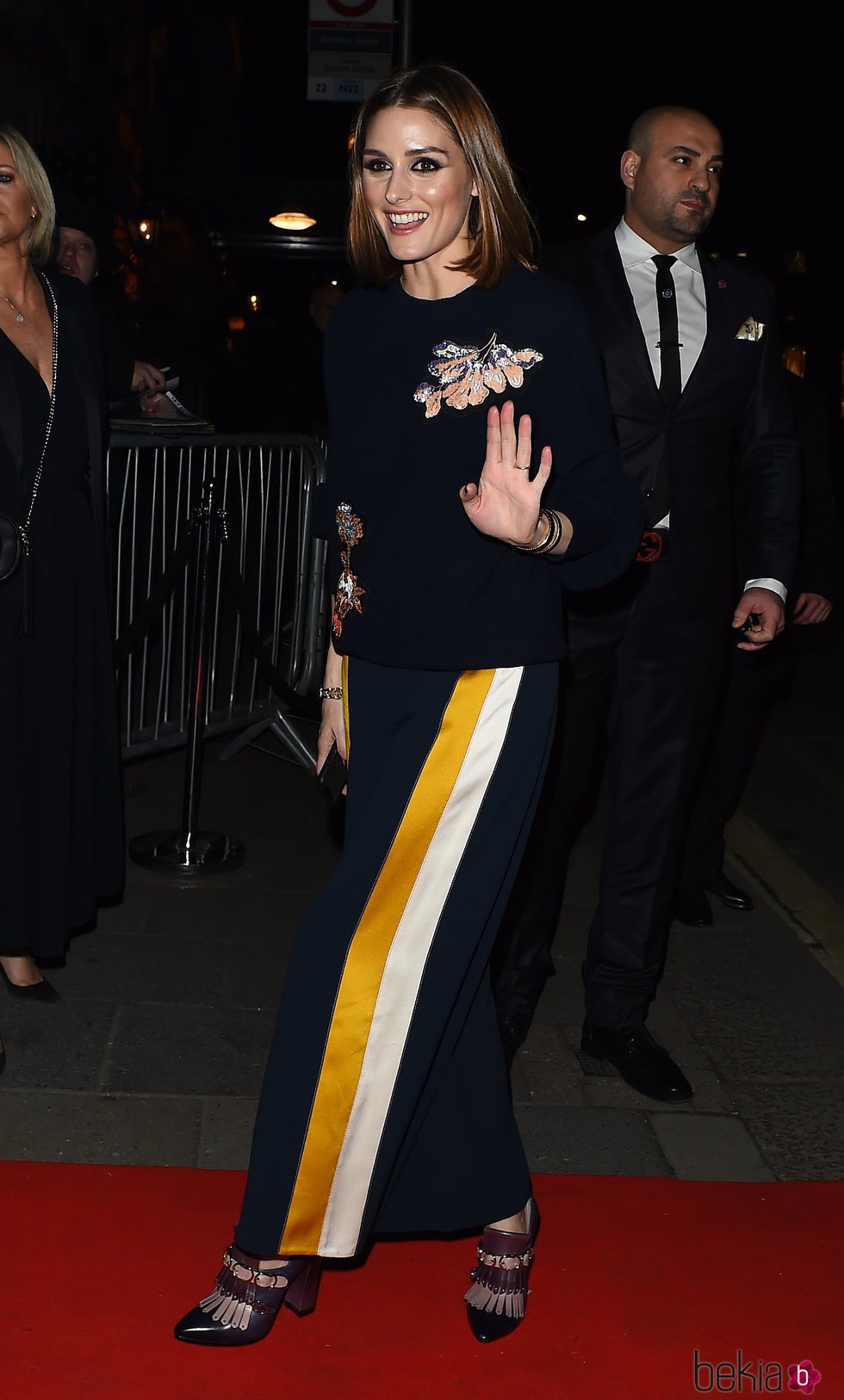 Olivia Palermo en la fiesta de Vogue tras los BAFTA