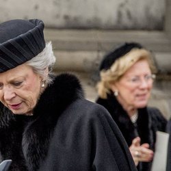 Benedicta de Dinamarca en el funeral de Enrique de Dinamarca