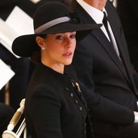 Marie de Dinamarca en el funeral de Enrique de Dinamarca