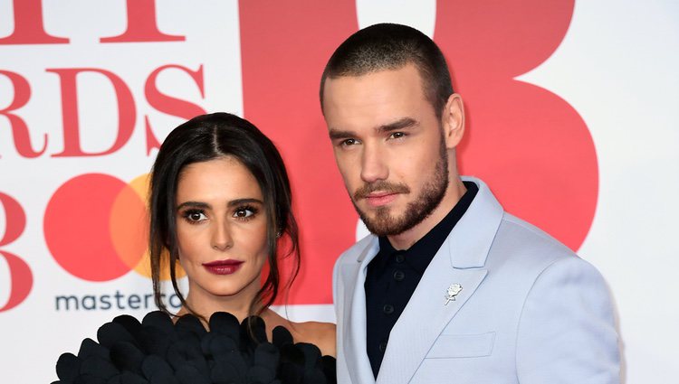 Liam Payne y Cheryl Cole en la alfombra roja de los Brit Awards 2018