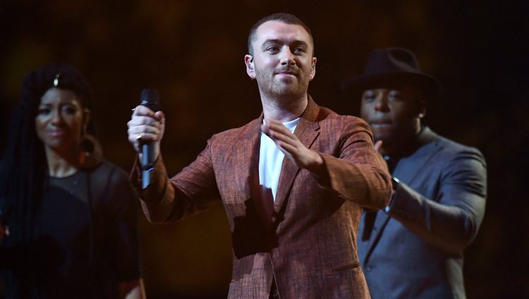 Sam Smith sobre el escenario de los Brit Awards 2018