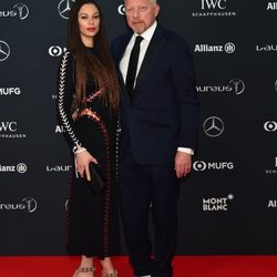 Boris Becker y Lilly Kerssenberg en los Premios Laureus 2018