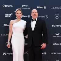 Alberto y Charlene de Mónaco en los Premios Laureus 2018