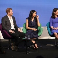 Los Duques de Cambridge, el Príncipe Harry y Meghan Markle en el I Forum de la Royal Foundation