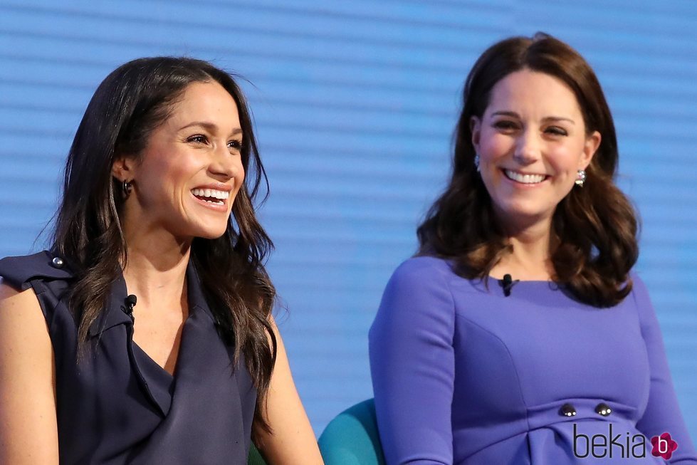 Meghan Markle y Kate Middleton, muy cómplices en el Forum de la Royal Foundation