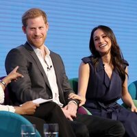 El Príncipe Harry, Meghan Markle y Kate Middleton en el Forum de la Royal Foundation