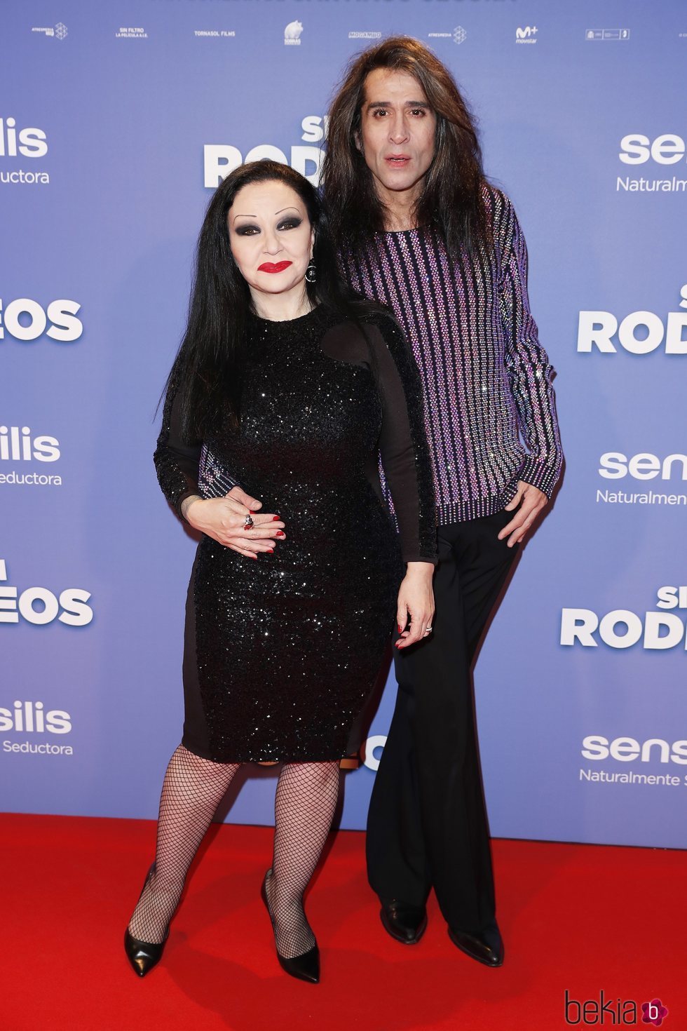 Alaska y Mario Vaquerizo en la premier de la película 'Sin Rodeos'