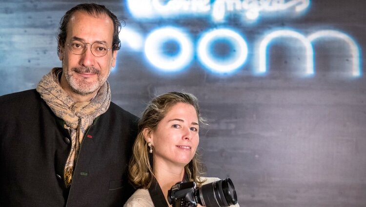 Ignacio de Marichalar y María Fernanda Fontcuberta en la presentación de una línea de decoración