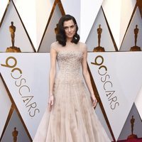 Allison Williams en la alfombra roja de los Premios Oscar 2018