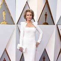 Jane Fonda en la alfombra roja de los Premios Oscar 2018