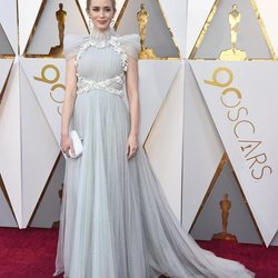 Emily Blunt en la alfombra roja de los Premios Oscar 2018