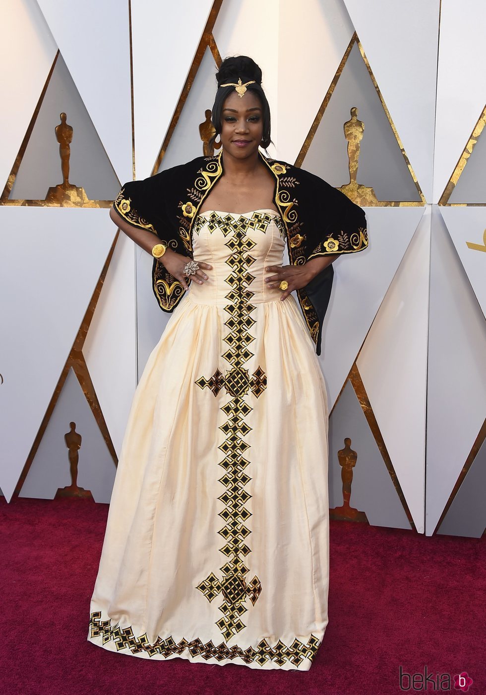 Tiffany Haddish en la alfombra roja de los Premios Oscar 2018