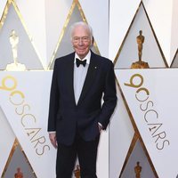 Christopher Plummer en la alfombra roja de los Premios Oscar 2018