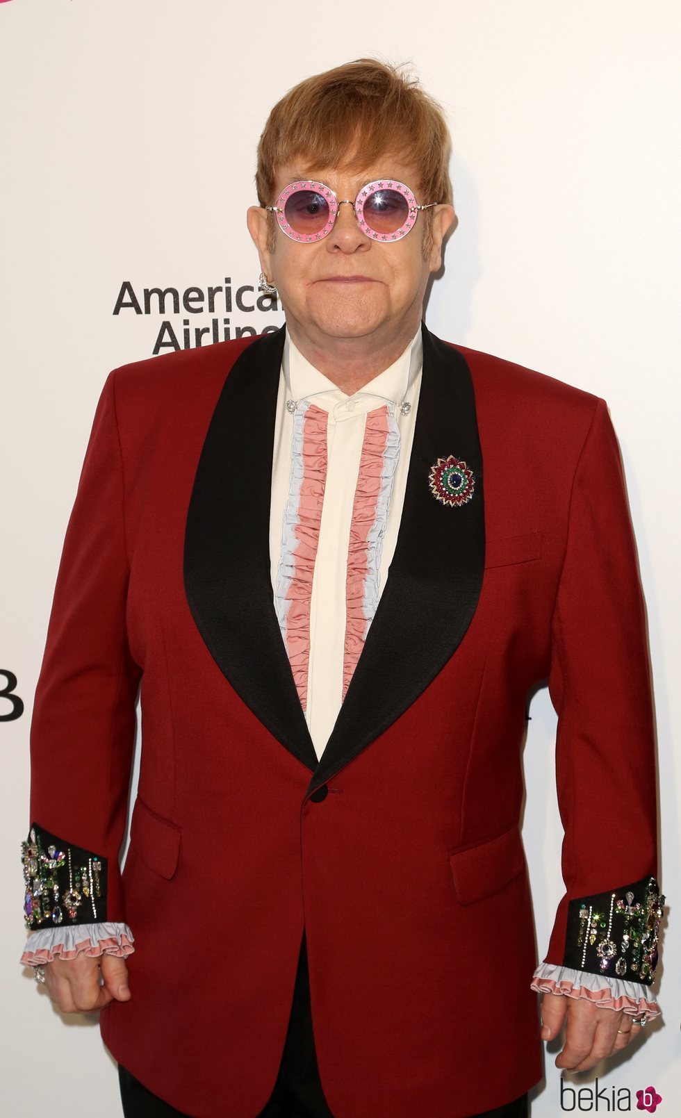 Elton John en la fiesta de la Fundación Elton John tras los Oscar 2018