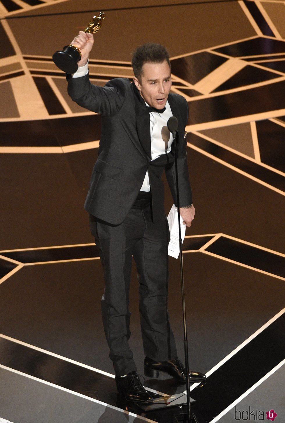 Sam Rockwell gana el Oscar 2018 a mejor actor secundario