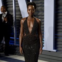 Lupita Nyong'o en la fiesta Vanity Fair tras los Oscar 2018