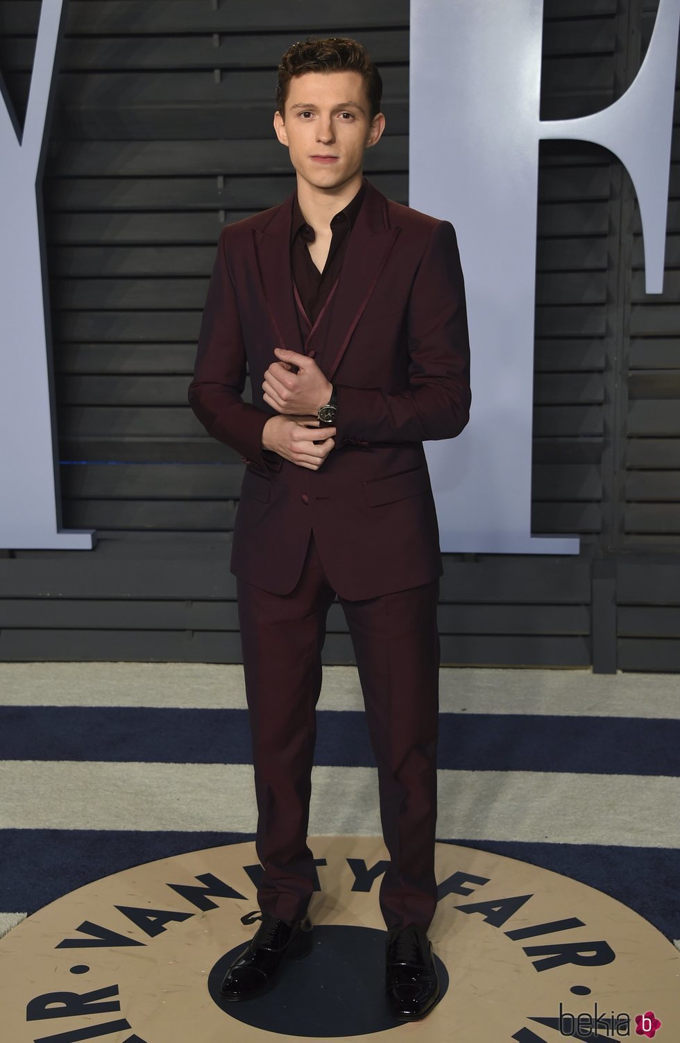 Tom Holland en la fiesta Vanity Fair tras los Oscar 2018